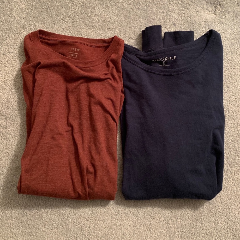 Men’s JCrew long sleeve T-Shirts